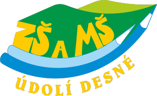 MŠ a ZŠ Údolí Desné logo